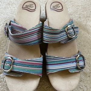 Dansko Sophie sandals colorful!